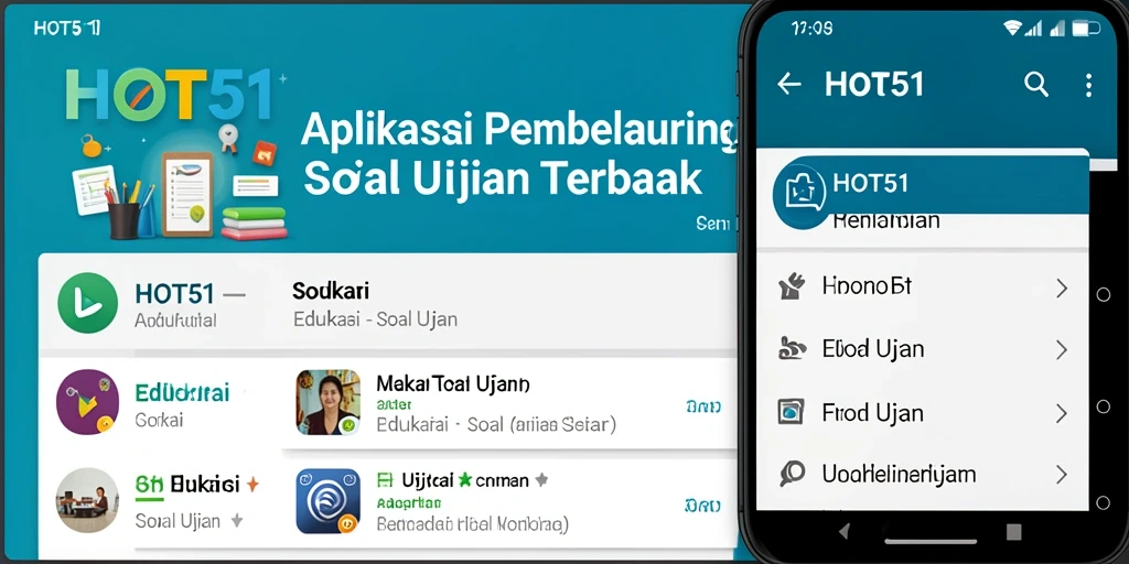 Tampilan antarmuka aplikasi HOT51 yang interaktif dan ramah pengguna.
