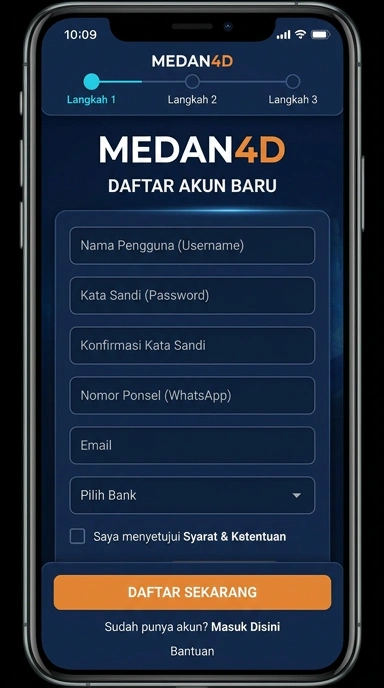 Cara Mudah Buat Akun Baru Medan4d